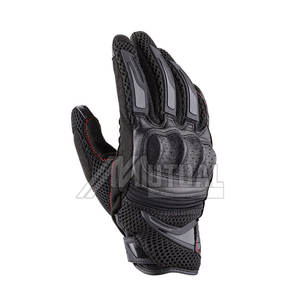 Guantes de moto de cuero duraderos con fuerte agarre y transpirabilidad para deportes y equitación informal Compatible con pantalla táctil - Product Image 2