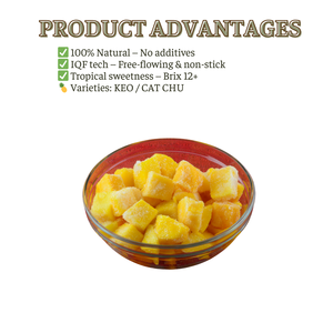 Les moitiés de mangue congelées de KMI du Vietnam IQF traitent en vrac emballé - Product Image 6