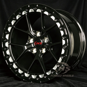 Cerchi Forgiati da Corsa 5x112 5x120 5x114.3, Ruote Personalizzate in Lega di Alluminio T6061 con Beadlock per Drag Racing BMW <span class=keywords><strong>Nissan</strong></span> <span class=keywords><strong>GTR</strong></span> Supra Corvette - Product Image 3