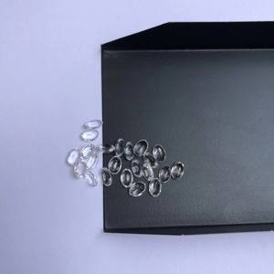 3mm 4mm Topaze Blanche Naturelle Coupe Ovale Pierre Précieuse Calibrée en Vrac Pierres Libres Fabricant Prix d'Usine en Ligne - Product Image 1