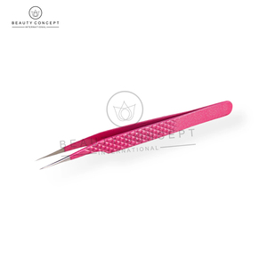 <b>Pink</b> Color 5 Pcs <b>Set</b> Beauty Good Quality Latest Product OEM Service Eyelash Tweezers by Beauty Concept International - Product Image 4