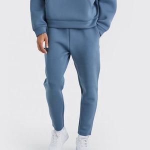 Survêtement surdimensionné unisexe en éponge française sweat à capuche et pantalon de survêtement en coton épais avec logo personnalisé pour hommes - Product Image 2
