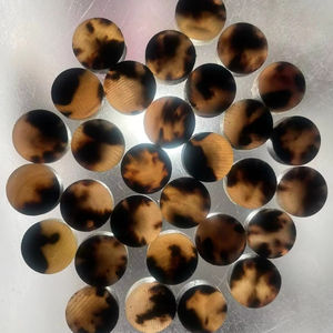 Botones de Cuerno de Vaca para Decoración de Prendas, Lavables, Pulidos, Elegantes, Hechos a Mano, Ecológicos, Color Natural, Tamaño Personalizable, Diseño Animal - Product Image 1