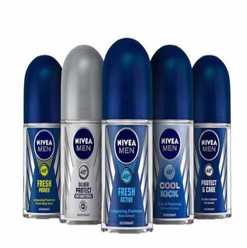 Nivea Fresh Active Anti-Perspirant Deodorant Roll on With Long Lasting Fragrance for Men 25 Ml & 50 Ml
