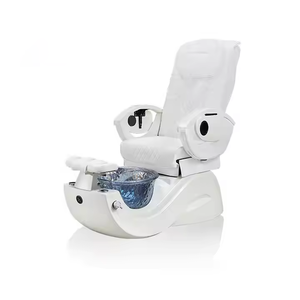 Sillones de Pedicura y Manicura de Plástico Blanco Moderno de Lujo para Salón de Belleza con Sistema de Hidromasaje - Product Image 3