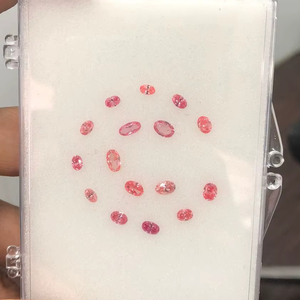 Diamante Rosa Sintético CVD de Laboratorio, Corte Ovalado, Facetado, Claridad VVS, para Joyería, Tamaño de 0.5 a 1.5 Quilates - Product Image 1