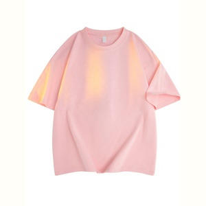 T-shirt unisexe surdimensionné personnalisé avec impression par sublimation intégrale, effet délavé, déchiré et manches courtes décoratives - Product Image 1