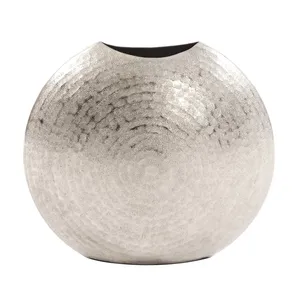 Luxury Matte Black Decorative Metal Flower <b>Vase</b> Living Room Bulk Export Manufacturer metal flower <b>vase</b> Zahid exports - Product Image 5
