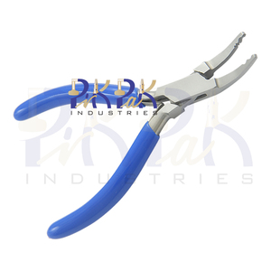 Standard Bead Crimping Plier For 2mm Crimps Curved Jaws Size 140mm W/Spring & PVC Handles Jewelry Making DIY <b>Crafts</b> Pliers - Product Image 4