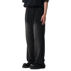 Conjunto de Sudadera con Capucha y Pantalones Deportivos Casuales Impermeables con Estampado Puff, Pantalones Jogger Apilados para Hombre - Product Image 4