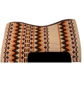 Tapis de selle profilé haute performance 100% laine de Nouvelle-Zélande s'adapte comme un gant disponible en vrac - Product Image 1