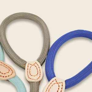 Readymade pembe butik naylon halat XXS Pet yürüyüş kayma benzersiz kurşun köpek eğitim P uzun gösterisi tasma kırmızı kordon kayma tasma döngü - Product Image 5