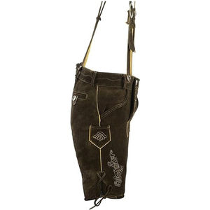 Prince Industry Men's High Street Style German Bavarian Lederhosen Custom Mid Waist Shorts Ropa tradicional de buena calidad - Product Image 4