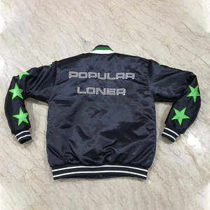 Veste bomber sportive en coton de haute qualité personnalisée Kivotech, unisexe, brodée, doublée de polaire pour l'hiver, style vintage - Product Image 4