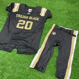 Pantalones acolchados Uniforme de fútbol americano Recién llegado Nombre y logotipo del equipo personalizado, Uniforme de fútbol americano Pantalón acolchado integrado - Product Image 3