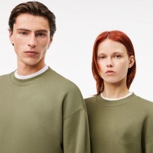 Sudadera de mujer de cuello redondo de gran tamaño acanalado de punto OEM ODM con logotipo personalizado - Product Image 5