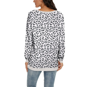 À la mode classique col rond hiver polaire basics sweats femmes Logo personnalisé impression vêtements d'hiver sweat - Product Image 5