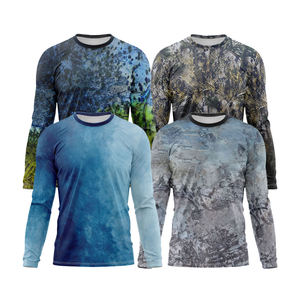 Jersey de pesca con estampado personalizado, ropa UPF, camisas de manga larga de pesca, camisa para exteriores, camisa de sublimación de poliéster 100% de rendimiento - Product Image 1