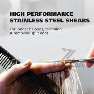 Tijeras de peluquero hechas a medida al por mayor con diseño único de color sólido y hoja afilada de acero inoxidable - Product Image 3