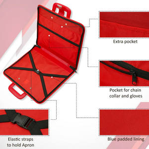 Étui pour tablier de maître maçon de la Loge bleue, cuir véritable rouge, haute qualité, fabrication personnalisée, OEM, pliable, étanche IP67 - Product Image 4