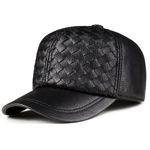 Casquette en cuir de chèvre 100% de haute qualité, logo personnalisé, confortable, légère, unisexe, pour une utilisation en extérieur, mode quatre saisons - Product Image 4