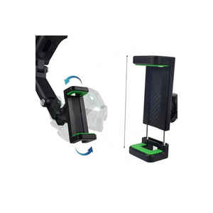 Support de téléphone intelligent Netzy MS-12 Torpedo St, rotatif à 360 degrés, étanche, en matériau Elik, pour voiture et bureau, noir, pour le direct - Product Image 3