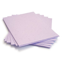 Feuille de papier de rocaille plantable de lavande pastel naturelle faite à la main de style vintage antique au taux de gros pour l'emballage de cadeaux