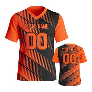Camiseta de fútbol personalizada para hombre, diseño impreso transpirable con texto personalizado y logotipo disponible, conjunto de tallas grandes, estilo, servicio OEM - Product Image 4