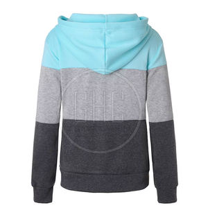 Meilleure vente décontracté zippé sweats à capuche pour femmes haute qualité Style court adultes hiver dos offre en gros prix raisonnable filles - Product Image 2