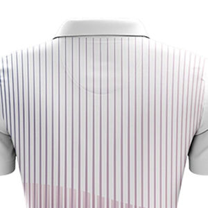 เสื้อโปโลพิมพ์ลายแขนสั้นสำหรับผู้ชายเสื้อโปโลสีทึบซับลิเมชันสำหรับใส่โลโก้ออกแบบได้ตามต้องการ - Product Image 5