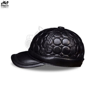 Gorra de Béisbol de Cuero al por Mayor, Gorra de Cuero Auténtico para Hombre, Transpirable, con Cierre a Presión, para Exteriores, Cálida, de Alta Calidad, Ajustable, para Invierno - Product Image 5