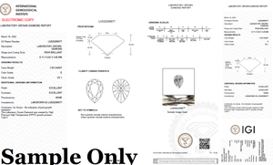 Gemver 1,0 quilates forma de pera laboratorio cultivado diamante VVS VS claridad DEF Color IGI certificado diamantes sueltos para la fabricación de joyas - Product Image 4