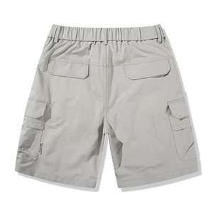 Shorts cargo pour hommes à taille élastique, séchage rapide, longueur mi-cuisse, décontractés, confortables pour l'entraînement et les activités de plein air - Product Image 4
