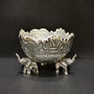 Bandeja de Servicio de Chocolate Brillante con Soporte Estilo Hoja Nueva 2026, Bandeja Plateada para Exhibición de Alimentos y Postres para Decoración de Mesa de Hotel - Product Image 3