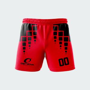 Diseña Tus Propios Pantalones Cortos de Rugby Personalizados en Color para Hombre y Mujer, Pantalones Cortos de Fútbol con Bolsillos, Impresión por Sublimación - Product Image 5