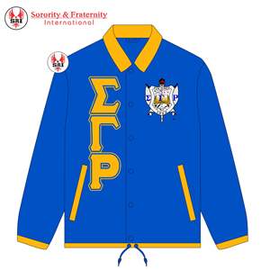 Unisex <b>Coaches</b> Jacket Sigma Gamma Rho Greek Letters Lightweight and Stylish Great for Casual Wear and Outdoor Adventures - Product Image 4