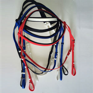 Bride de dressage de cheval complet matériau en nylon synthétique PVC résistant au froid selle en cuir de style occidental activités d'équitation anglaises - Product Image 2