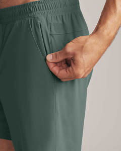 Shorts de sport d'entraînement haut de gamme couleur unie léger impression de logo personnalisé en gros respirant unisexe Shorts pour hommes - Product Image 6