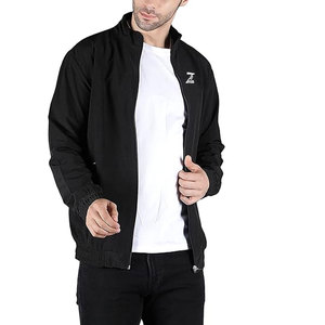 Veste d'entraînement Slim Fit personnalisée pour hommes avec fermeture à glissière logo avant vêtements de sport pour l'entraînement et l'exercice d'hiver - Product Image 1