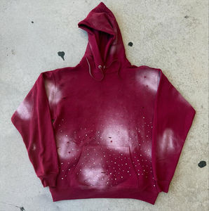 เสื้อสวมหัวผ้าฝ้ายเทอร์รี่ฝรั่งเศสไซส์ใหญ่พิเศษสำหรับผู้ชายใส่ในฤดูหนาวซักเป็นกรดฟอกสีพิมพ์ลายป้องกันการเกิดคราบระบายอากาศได้ - Product Image 3