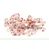 Perles en verre cristal de l'Inde assorties de plusieurs options pour les perles Dreadlock Destash