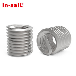 <span class=keywords><strong>Inserts</strong></span> hélicoïdaux métriques UNC M2-M42 en acier inoxydable SUS304, entièrement <span class=keywords><strong>filetés</strong></span>, à serrage par vis sans boulon, vente directe usine - Product Image 2