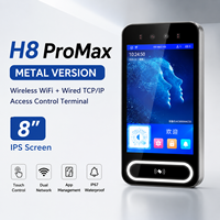 Terminal de contrôle d'accès H8 ProMax 8 pouces avec reconnaissance faciale, WiFi, TCP/IP, carte NFC, mot de passe, système d'entrée intelligent pour portes - Fabricant