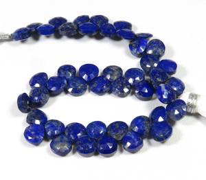 Cuentas Facetadas de Lapislázuli Natural, Hilo de 8 Pulgadas, Gemas de Corazón de Lapislázuli Azul, Piedras Preciosas Sueltas, Precio de Fábrica, Regalos para Ella, 7 mm - Product Image 3