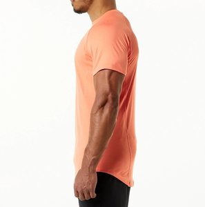 Mens Casual Slim Fit Lightweight Short Sleeve Basic Drifit T-shirts Quick Dry Custom Logo New Fashion Men's <b>Tshirt</b> - Product Image 3