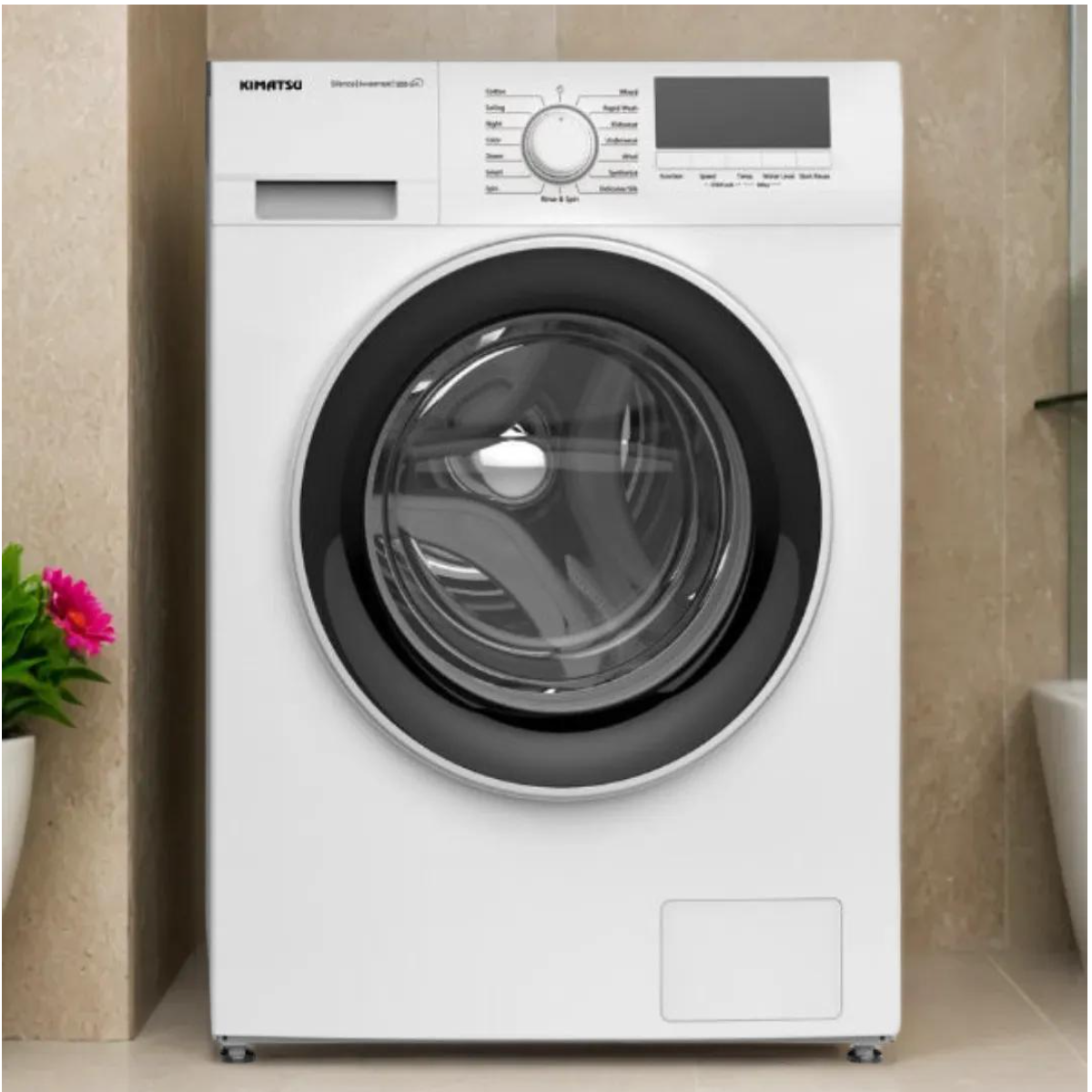 Kimatsu 8KG Washer Dryer Combo – Energy-Efficient Single-Tub Automatic Washing Machine
