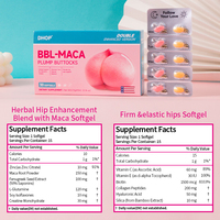 Cápsulas Diarias de Colágeno en Softgel con Péptidos de Bambú y Silica, con Vitamina E para Hidratación Dérmica y Contorno