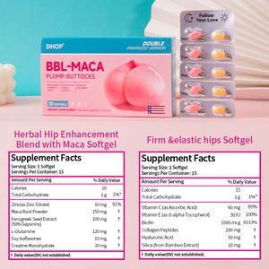 Softgel per il Supporto del Volume dei Glutei con Peptidi di Collagene, Silice di Bambù <span class=keywords><strong>e</strong></span> Vitamina <span class=keywords><strong>E</strong></span> per l'Idratazione Dermica <span class=keywords><strong>e</strong></span> il Contorno Quotidiano - Product Image 6