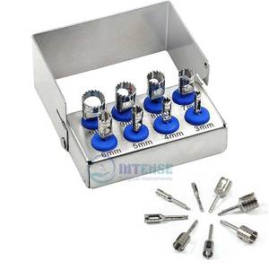 Kit Profesional Premium de Perforación de Tejidos Eléctrico de Acero Inoxidable, Juego de Implantes Dentales de 7 Piezas, Herramientas Quirúrgicas, Odontología, Cirugía Oral, CE - Product Image 6