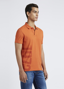 เสื้อยืดโปโลของผู้ชายเสื้อโปโลแขนสั้นผ้าคอตตอน100% กันยับสำหรับชุดลำลองแบบสั่งตัดสีได้ - Product Image 4